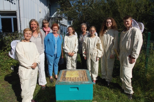  „Bienen im Schulgarten“ an der Johann-Comenius-Schule in Thesdorf